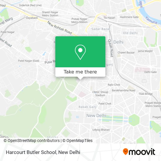 Harcourt Butler School map