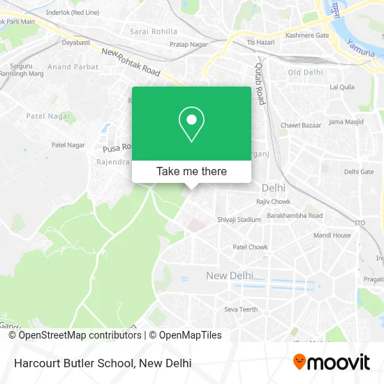 Harcourt Butler School map
