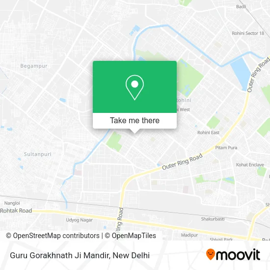 Guru Gorakhnath Ji Mandir map