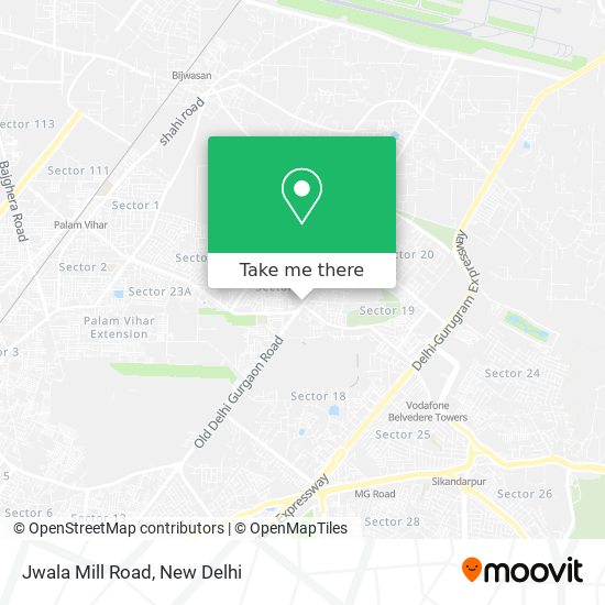 Jwala Mill Road map