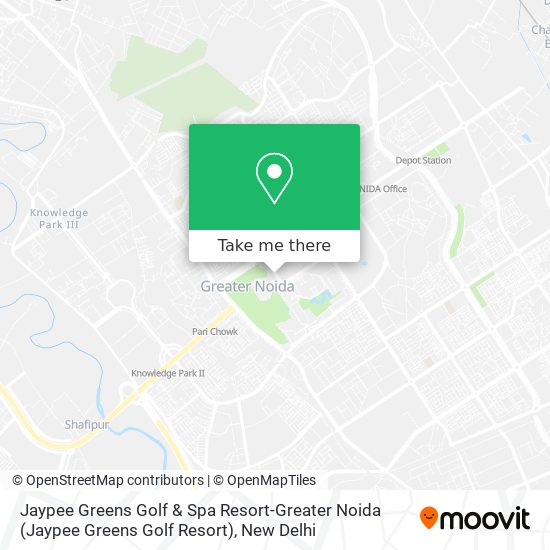 Jaypee Greens Golf & Spa Resort-Greater Noida (Jaypee Greens Golf Resort) map