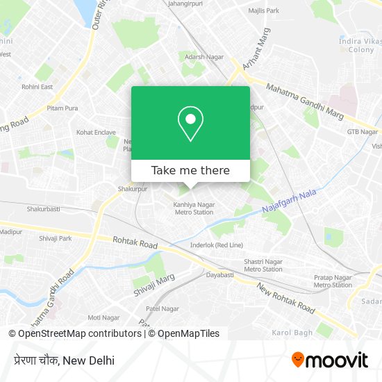 प्रेरणा चौक map
