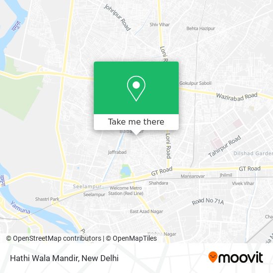 Hathi Wala Mandir map