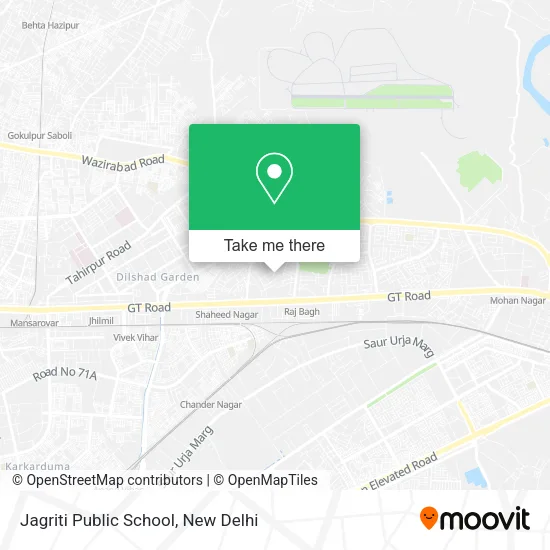 Jagriti Public School map
