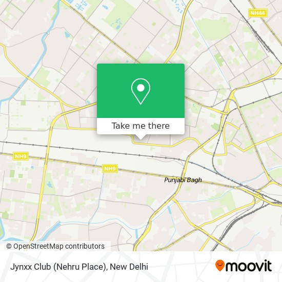 Jynxx Club (Nehru Place) map