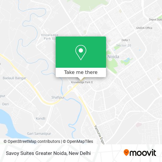 Savoy Suites Greater Noida map