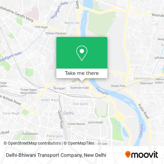 Delhi-Bhiwani Transport Company map