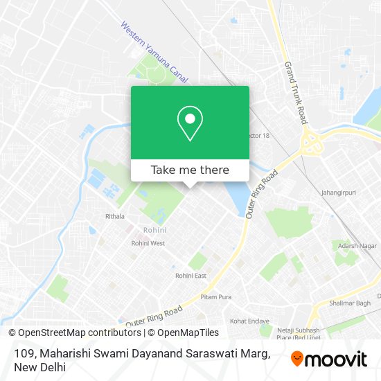 109, Maharishi Swami Dayanand Saraswati Marg map