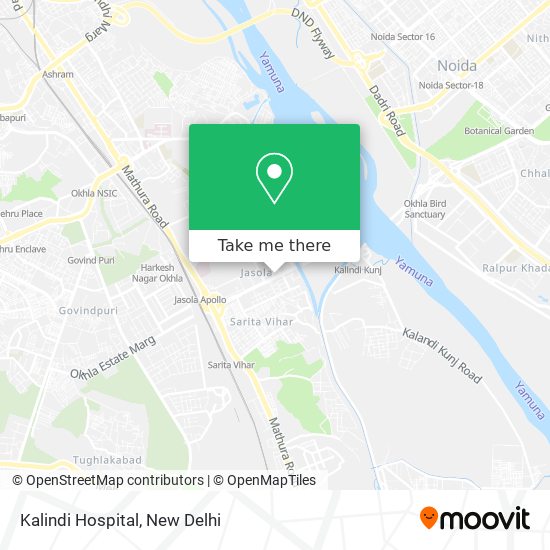 Kalindi Hospital map