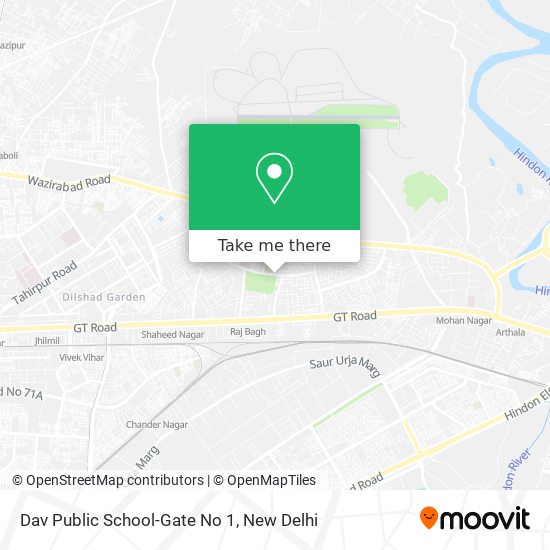 Dav Public School-Gate No 1 map
