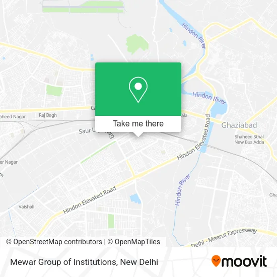 Mewar Group of Institutions map