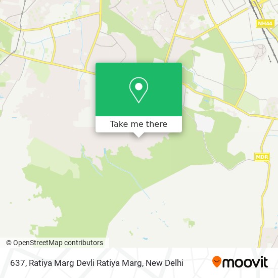 637, Ratiya Marg Devli Ratiya Marg map