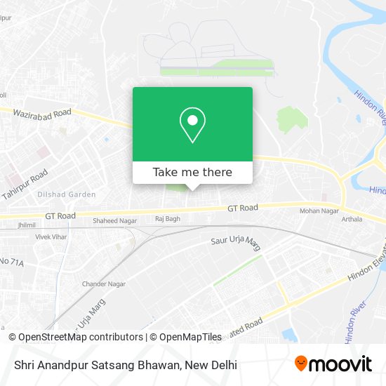 Shri Anandpur Satsang Bhawan map