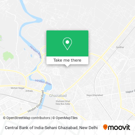 Central Bank of India-Sehani Ghaziabad map