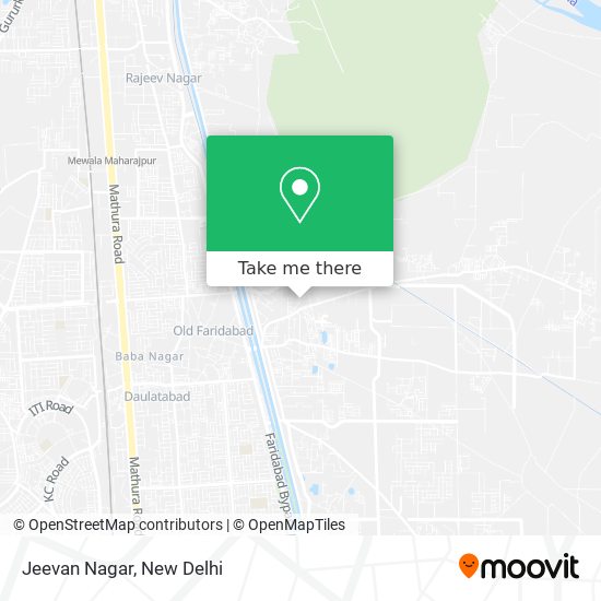 Jeevan Nagar map