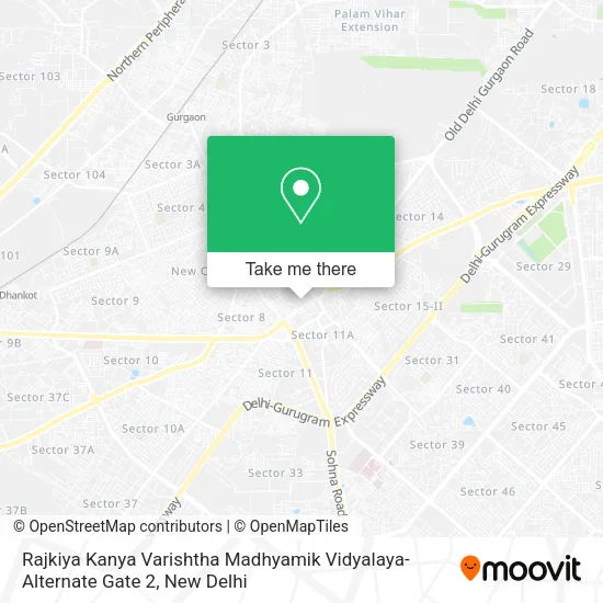 Rajkiya Kanya Varishtha Madhyamik Vidyalaya-Alternate Gate 2 map