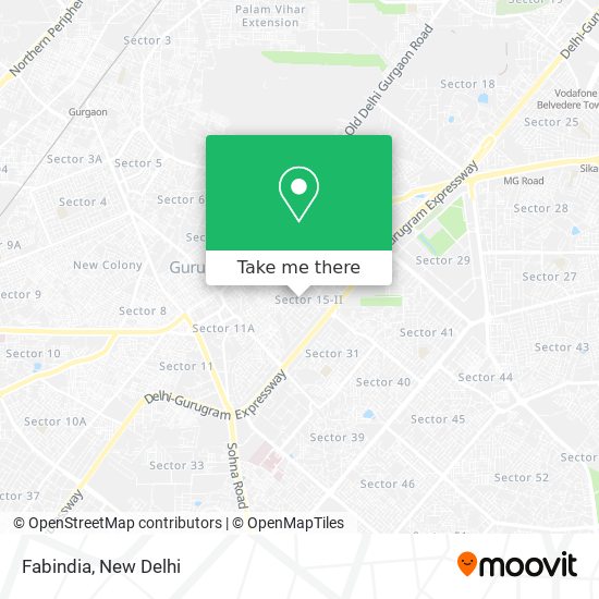 Fabindia map