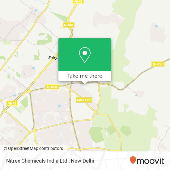 Nitrex Chemicals India Ltd. map