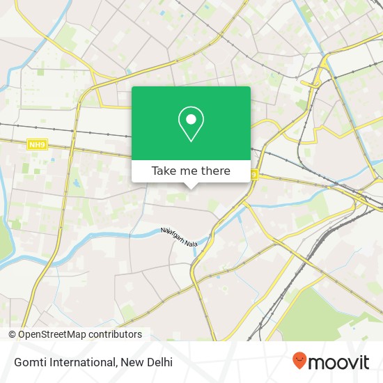 Gomti International map