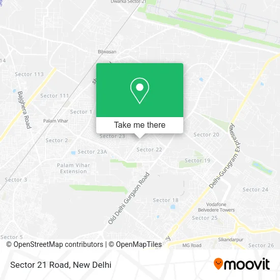 Sector 21 Road map