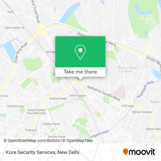 Kore Security Services map