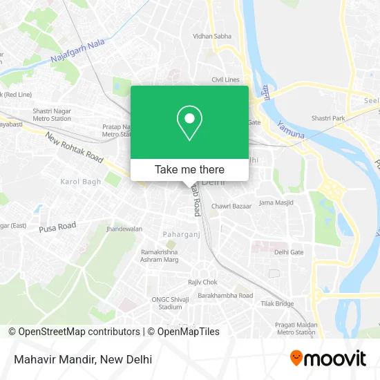 Mahavir Mandir map