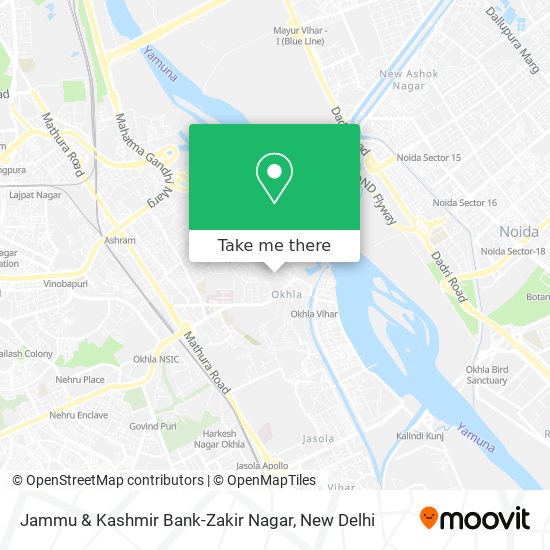 Jammu & Kashmir Bank-Zakir Nagar map