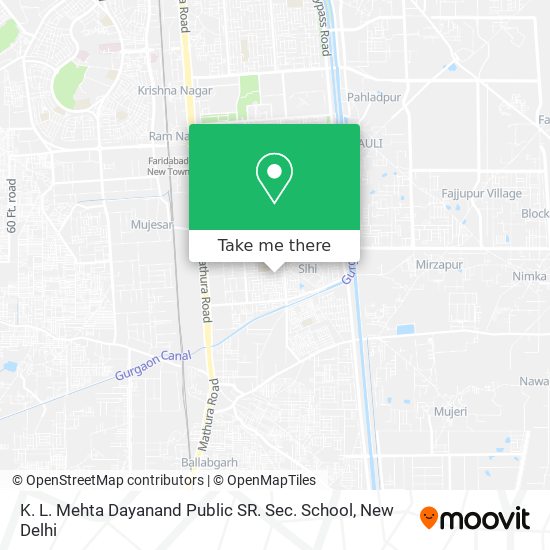 K. L. Mehta Dayanand Public SR. Sec. School map