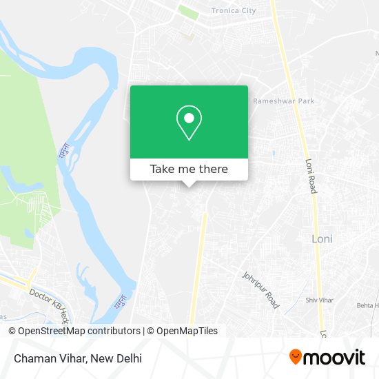 Chaman Vihar map