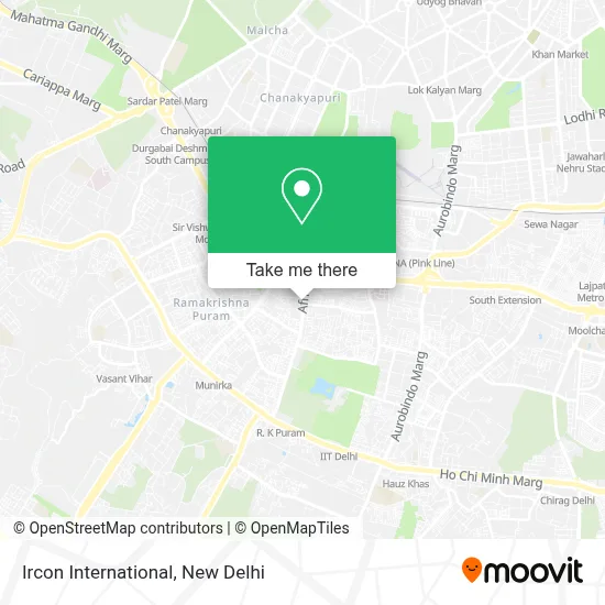 IRCON INTERNATIONAL map