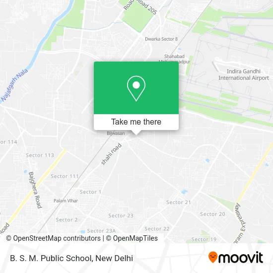 B. S. M. Public School map