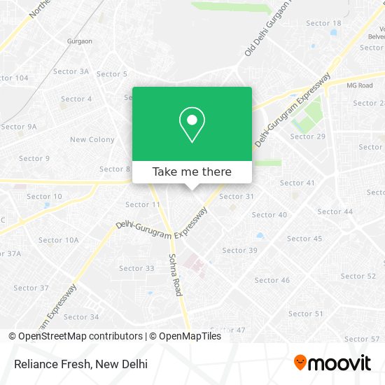 Reliance Fresh map