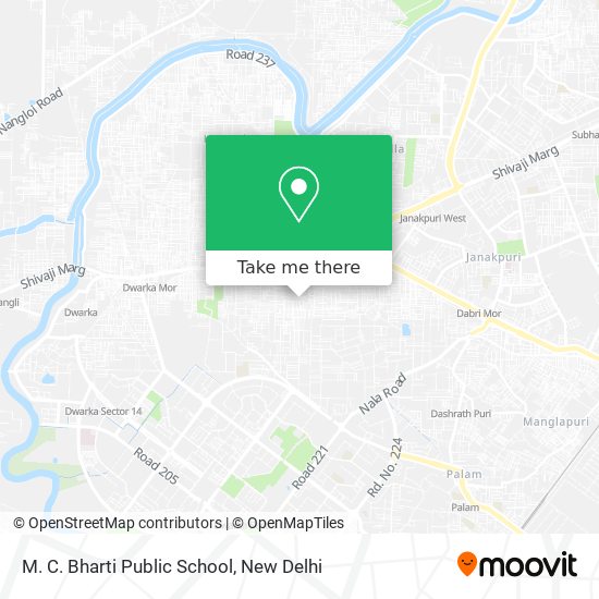 M. C. Bharti Public School map