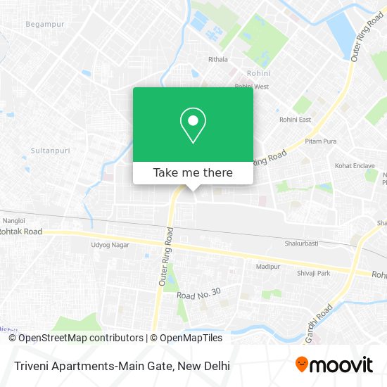 Triveni Apartments-Main Gate map
