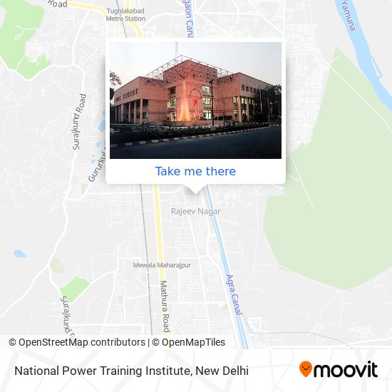 National Power Training Institute map