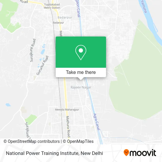 National Power Training Institute map
