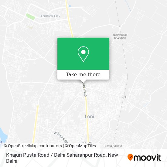 Khajuri Pusta Road / Delhi Saharanpur Road map