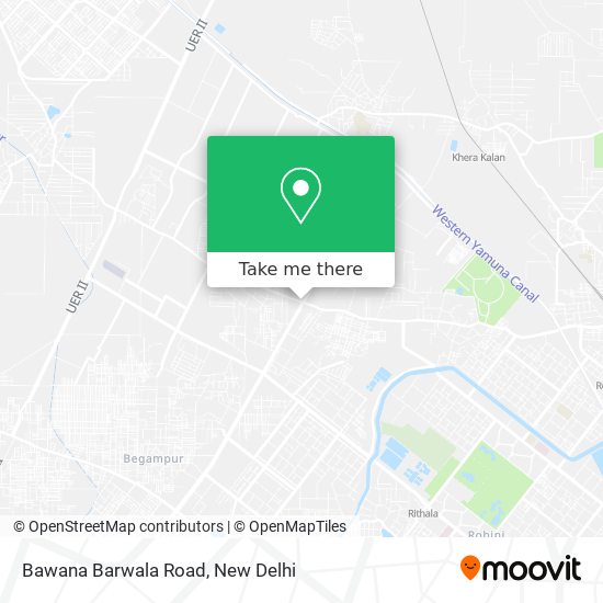 Bawana Barwala Road map