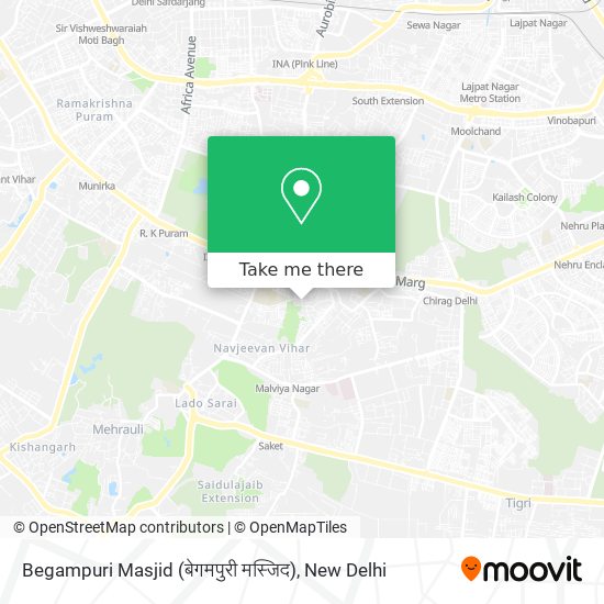 Begampuri Masjid (बेगमपुरी मस्जिद) map