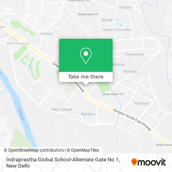 Indraprastha Global School-Alternate Gate No 1 map
