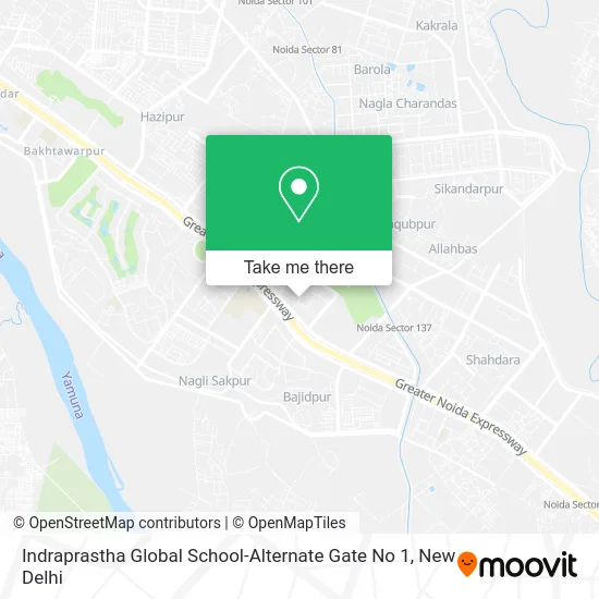 Indraprastha Global School-Alternate Gate No 1 map