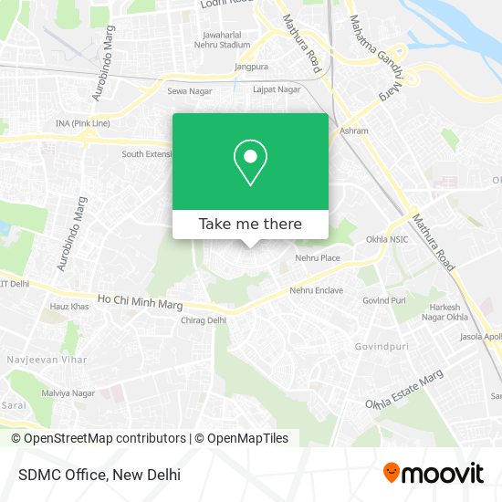 SDMC Office map