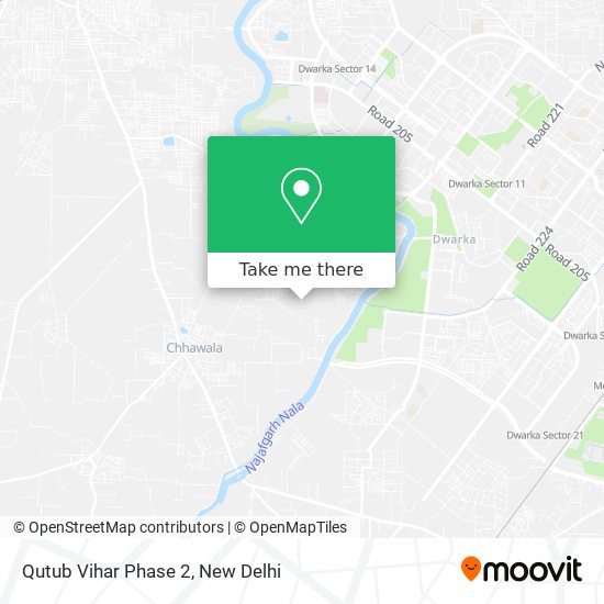 Qutub Vihar Phase 2 map