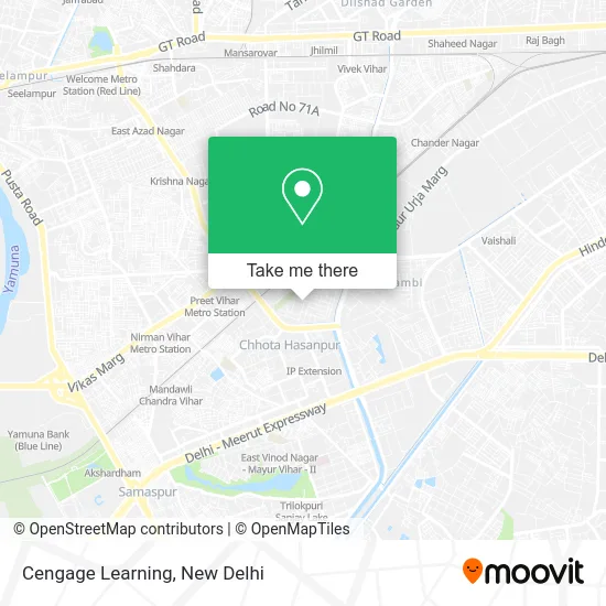 Cengage Learning map