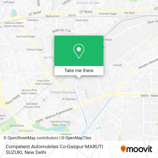 Competent Automobiles Co-Gazipur-MARUTI SUZUKI map