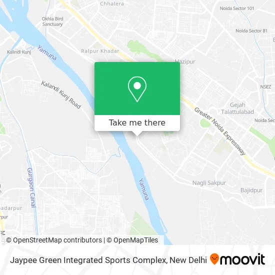 Jaypee Green Integrated Sports Complex map