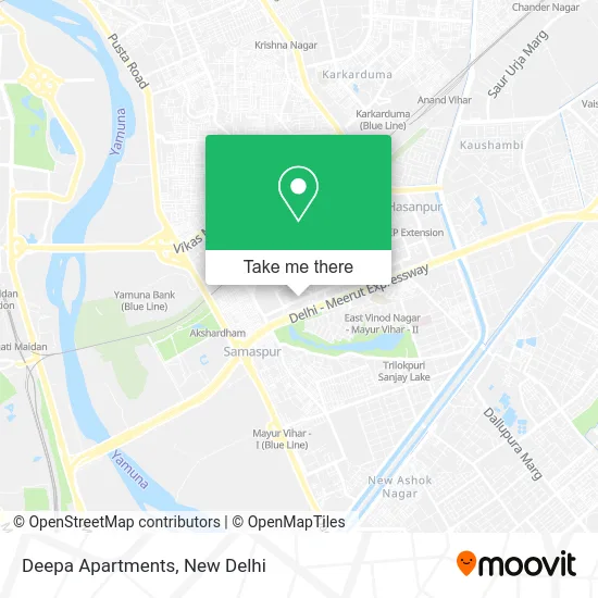 Deepa Apartments map