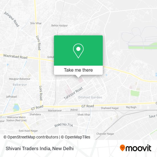 Shivani Traders India map