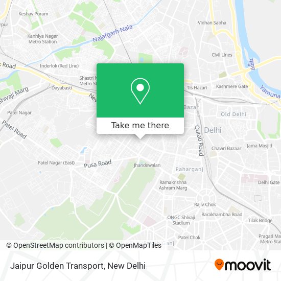 Jaipur Golden Transport map