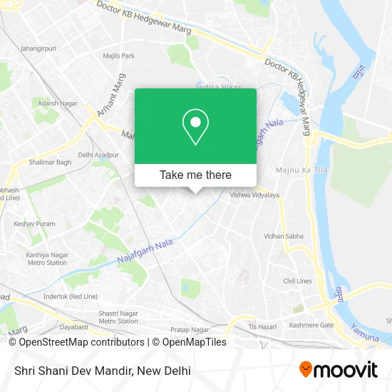Shri Shani Dev Mandir map